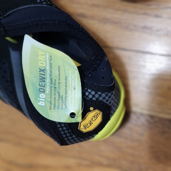 Vibram FiveFingers Men’s Barefoot Minimalist Training Shoes Black Yellow Size 12 - Picture 6 of 9
